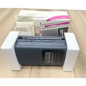 GE 7-2948 AM FM TV Sound Weather Band Radio Portable Emergency Radio BRAND NEW